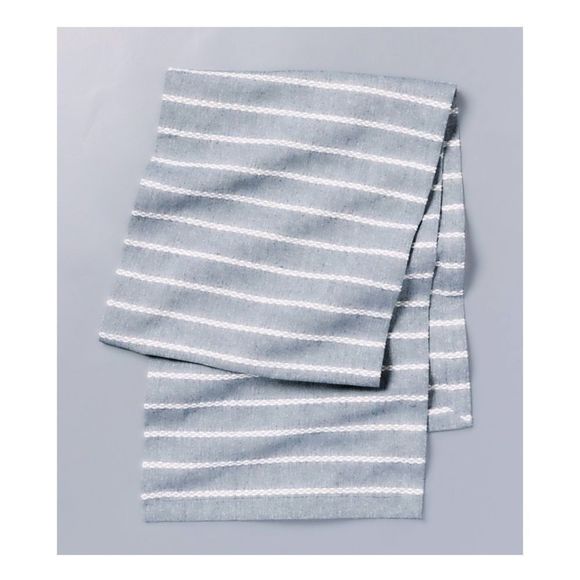 hearth & hand dobby woven rib stripe table runner - Picture 3 of 4